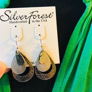 Beautiful silver dangle earrings